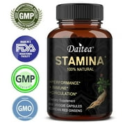 Daitea Korean Red Ginseng Stamina Booster supports rejuvenation, increases endurance and strength, and improves memory and concentration.