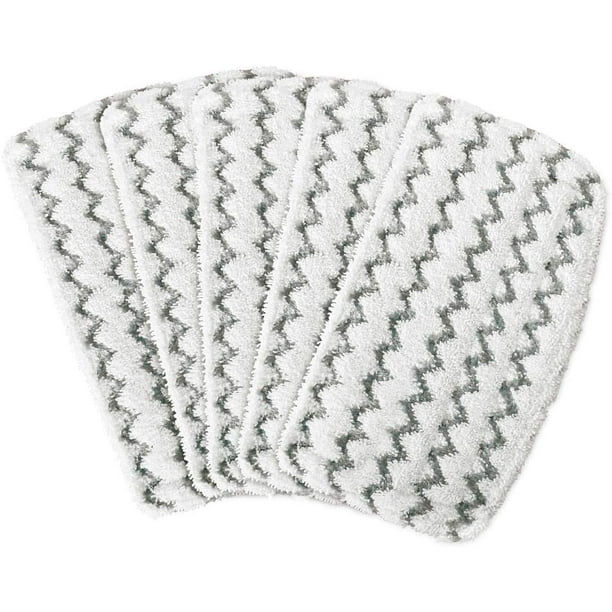 Juego de 4 almohadillas para mopa de vapor, almohadillas de repuesto para vaporizador de limpieza de microfibra lavable para limpiador de suelos duros de mopa de bolsillo de vapor Ormromra ZJWJ865