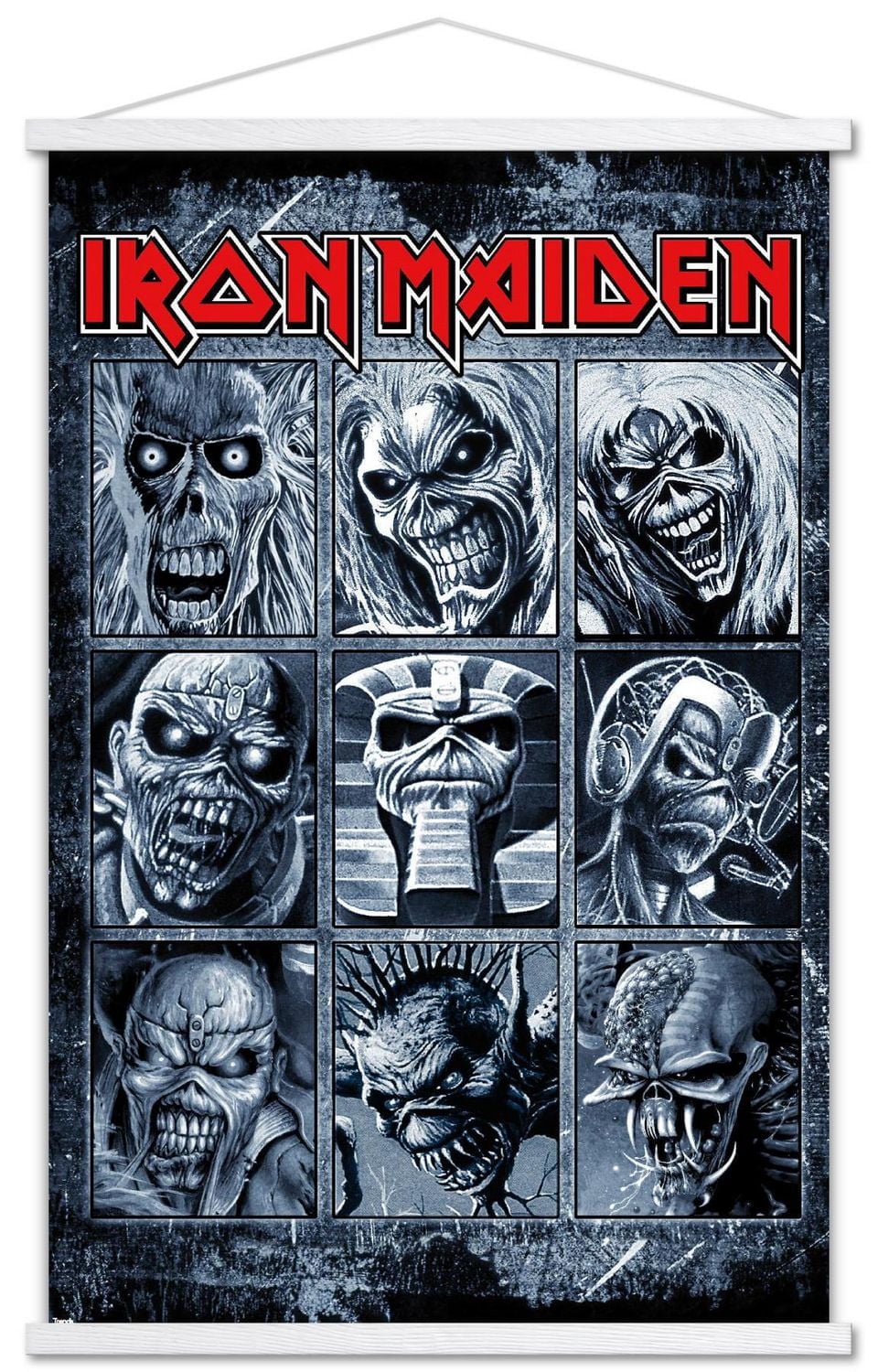 Iron Maiden - Grid Wall Poster, 22.375" x 34"