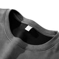 thumbnail image 4 of lkfuzj Men Casual Solid Fashion Pullover Round Neck Short Sleeve T Shirt Blouse Soft Shirts Tops For Gentlemens Charming Mens Shirts Tops Dark Gray, 4 of 8