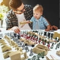 thumbnail image 5 of 210Pcs Military Soldier Model Toy Set, Military Plastic Toy Soldiers Men Figures Military Toy Action Figures Army Educational Toy For Children, 5 of 5