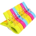 thumbnail image 1 of Clips para toallas de playa, clips de playa, clips para toallas para sillas de playa, crucero, alfileres para ropa resistentes, evita que tu toalla se vuele, (Multicolor-8 piezas), 1 of 5