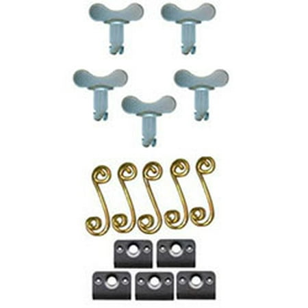 Oval Ribbon Backplate Quarter Turn Winged Oval Head with 1-3/8