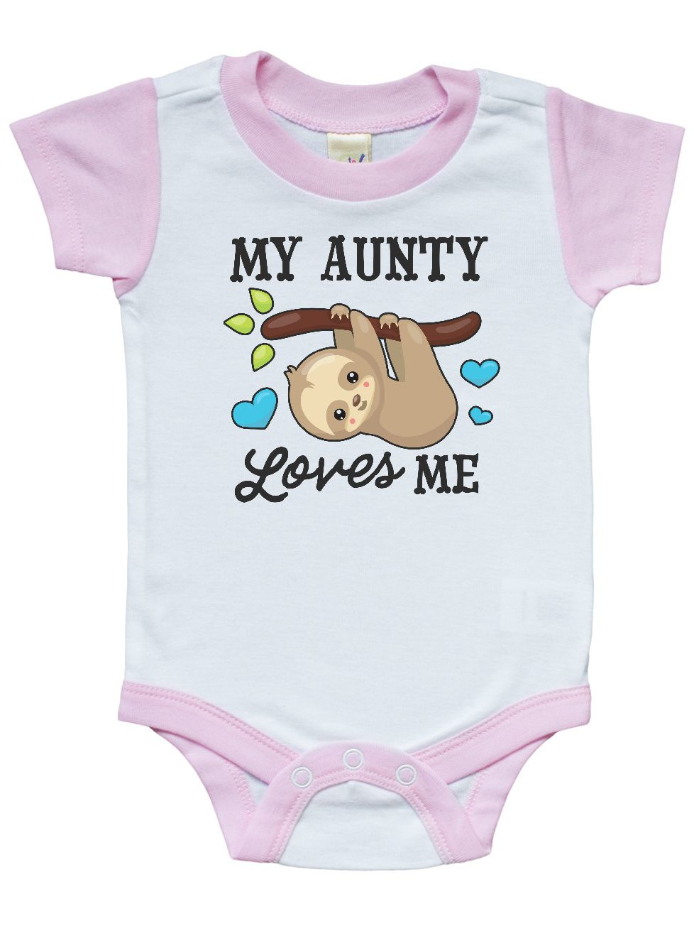 inktastic Valentine Sloth and Llama in Scarf Long Sleeve Creeper