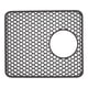 thumbnail image 1 of Tapete de silicona para fregadero, tapete para encimera con orificio central, protector resistente al calor Gris, 1 of 9