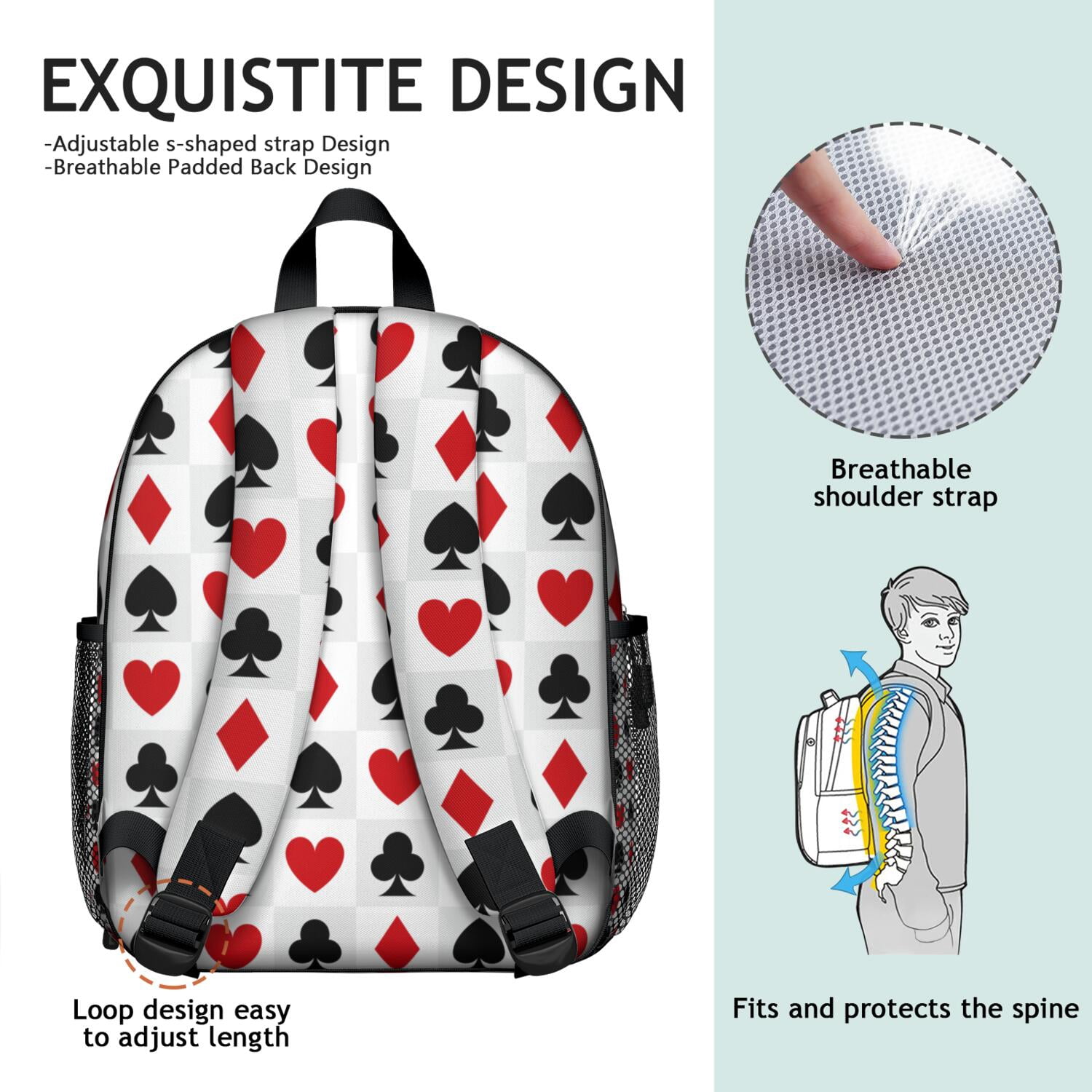 Waterproof Backpack with Side Pockets - Durable, Breathable for Baseball, Basketball, and Soccer Players