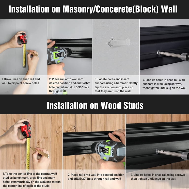 WORKPRO 64 Inch Garage Tool Organizer Wall Mount photo 6