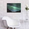 thumbnail image 5 of Luxe Metal Art 'Northern Lights In Winter Mountains' by Luxe Portfolio, Metal Wall Art, 24"x16", 5 of 8