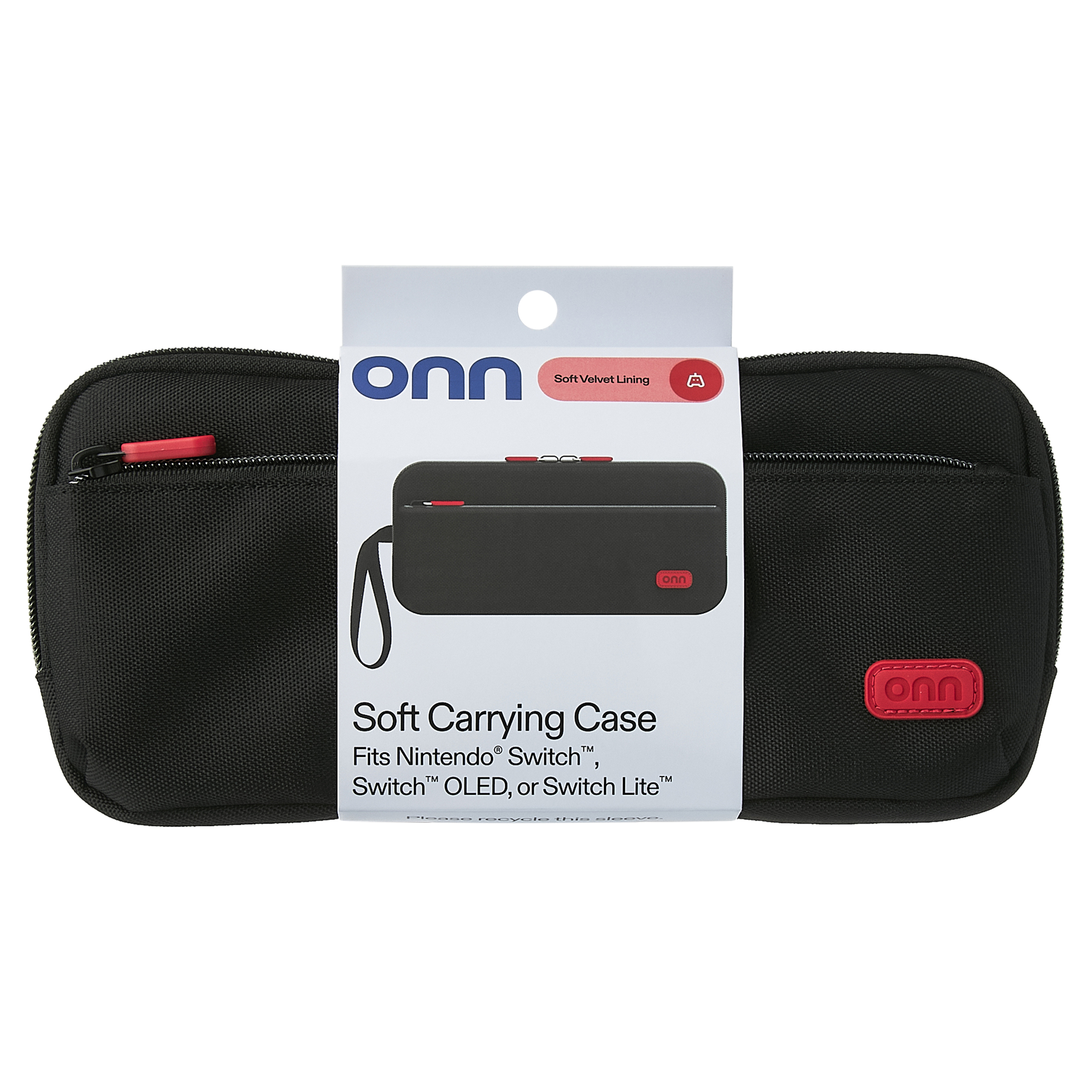 onn Soft Carrying Case Fits Nintendo Switch/Switch OLED/Switch Lite