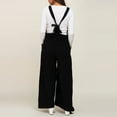 thumbnail image 4 of Women Maternity Overalls Square Neck Sleeveless Wide LegPregnancy Jumpsuit Fashion Loose Casual Baggy Clothes with Pockets, 4 of 5