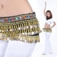 thumbnail image 2 of Cinturón de danza del vientre para mujer, monedas, borla, bufanda de cadera, accesorios de disfraz Negro Colcomx Cinturón para danza del vientre, 2 of 8