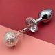 thumbnail image 2 of BDSM Anal Plug - Metal Bell Butt Plug for Masturbation and Sex Game - Erotic Props for Men and Women, 2 of 4