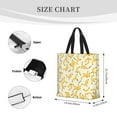 thumbnail image 4 of Naloa Banana Tote Bag for Women, Foldable Tote Bag With Zipper, Large Shoulder Bag, Top Handle Handbag for Travel, Work, Shopping, 4 of 9