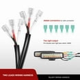 thumbnail image 5 of Nilight Amber White Dual Color Light Bar Wiring Harness Kit 16AWG with 12V Relay 15A Inline Blade Fuse Push Button Switch for Offroad Driving Light, 2 Leads, 5 of 9