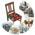 thumbnail image 7 of Honeii Tomatoes Print Square Cushion Cover with Elastic Band & Ties,Sofa Cushion Covers,Furniture Protector for Living Room,Washable Sofa Seat Slipcover-Six Piece, 7 of 7