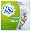 Puffs Plus Lotion To-Go Facial Tissues 4 ea