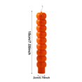 thumbnail image 3 of 1Pcs Fall Taper Candles, Halloween Pumpkin Taper Candles, Stacked Pumpkin Shaped Long Fall Candle Sticks, Fall Harvest Tabletop Candle,Pumpkin Taper Candle for Halloween Thanksgiving Home Table Decor, 3 of 4