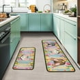 thumbnail image 4 of Easter Kitchen Rugs Sets of 2 Easter Kitchen Decor Funny Bunny Colorful Eggs Kitchen Mats for Floor Spring Easter Decorations for The Home, 4 of 6