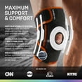 thumbnail image 3 of Modvel Donut Knee Brace With Strap Orange (Medium), 3 of 9