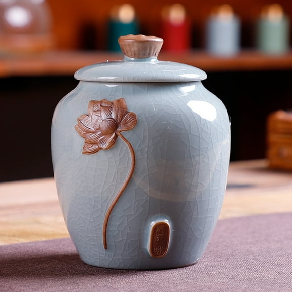 Small Urn - Ceramic Adult Dog and Cat Cremation Urn, Miniature Memorial Funeral Urn for Sharing Ashes