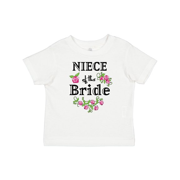Inktastic Niece of the Bride Roses Girls Baby T-Shirt