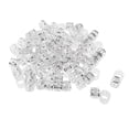 thumbnail image 4 of 100 Unids Magideal Corazón Metal Cuff Extensiones de Cabello Decoraciones Dreadlocks Beads Silver, 4 of 6