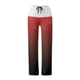 thumbnail image 4 of Sngxgn Women's Casual Loose Wide Leg Cozy Pants Sweatpants Comfy Drawstring High Waisted(,S), 4 of 6