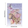 thumbnail image 3 of YFKFYTG Clearance Sales Today Deals Prime Stickers,Ice Crystal PET Sticker Pack Series Gold Floral Handbook Diy Card Stickers, 3 of 7