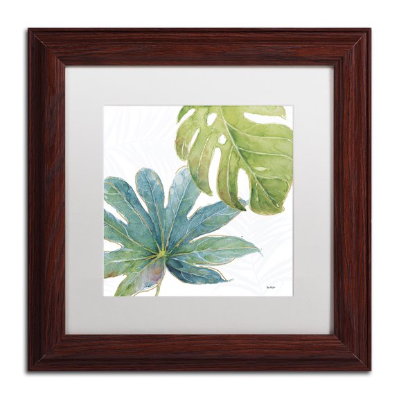 Trademark Fine Art 'Tropical Blush VII' Matted Framed Art by Lisa Audit