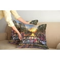 thumbnail image 3 of Ambesonne City Throw Pillow Cover 2 Pack, Holland Urban Bikes and Canal, 16", Multicolor, 3 of 6
