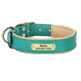 thumbnail image 3 of Didog Personalized Genuine Leather Padded Dog Collars Engraved Nameplate with D ring, 3 of 9