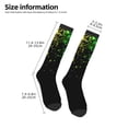thumbnail image 4 of Fotbe Night Rainbow Sparkles print Women's Men's Novelty Crew Socks Cotton Socks Knee High Socks for Walking,Running,Nurses,Pregnancy, 4 of 8