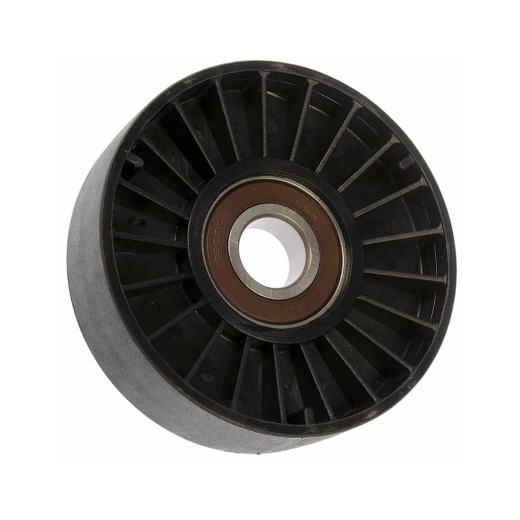 KarParts360 For Hyundai Accent 2013-2019 Idler Pulley | Polyamide | Serpentine Belt Type | Black Color | 17 Millimeters Inside Diameter | 1 Mounting Hole | 1 Pulley Bearing | 252862B000, 252862B010