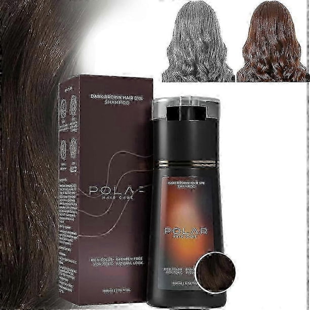 Hair Dye Shampoo,Haircare Instant Dye Shampoo, Natural Hair Color Shampoo for Gray Hair Coverage, Suitable for Women & Man 26s