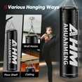 thumbnail image 4 of Doulami Punching Bag for Adults 4FT PU Heavy Boxing Bag Set Hanging Boxing Bag Kit w/ 12oz Gloves, 4 of 14