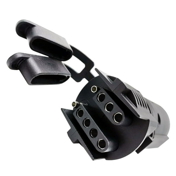 Milisten Trailer Connectors Trailer Plug Adapter Black ABS 1Pack