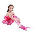 thumbnail image 3 of Girls Mermaid Tails For Swimming Swimsuits Toddler Girls Birthday Gift, 3 of 5
