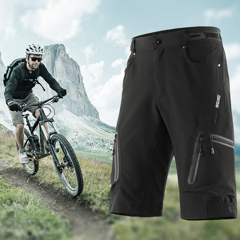 Cycling clothing, Men's Loose Fit Cycling Shorts MTB Bike Shorts