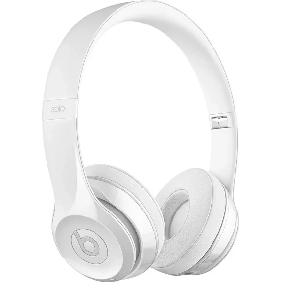 Restored Beats by Dr. Dre Solo3 Wireless On-Ear - Headphones Only - Gloss White MNEP2LL/A