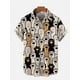 thumbnail image 2 of Camisa casual con estampado de gato lindo para hombre, camisa de manga corta clásica con impresión 3D para uso diario, camisas hawaianas de moda para mujeres Hrajuku, 2 of 5