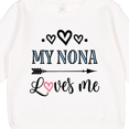 thumbnail image 3 of Inktastic My Nona Grandma Loves Me Girls Toddler Sweatshirt, 3 of 4