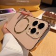 thumbnail image 4 of Lujo Ultrafino Chapado Máquina Original Coincidencia De Color Magnético Funda Para Teléfono iPhone 11 12 Pro MAX Completa Para, 4 of 4