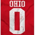 thumbnail image 2 of Ohio OH Distressed Athletic Letter Plus Size Crewneck Graphic Tee Shirt Brisco Brands 2X, 2 of 4