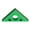 Green, variant on Carpenter Square Triangle Ruler AluminumAlloy Woodworking Ruler 45 Degree Woodworking Square Measurement Tool