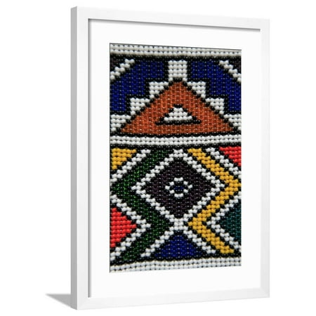 Traditional Beaded Art Craft South Africa Africa Framed Print Wall Art By Kymri Wilt - 