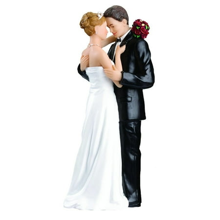 1PCS Wedding Cake Toppers Bride and Groom Figurines Resin White Stand Topper Accessories Casamento