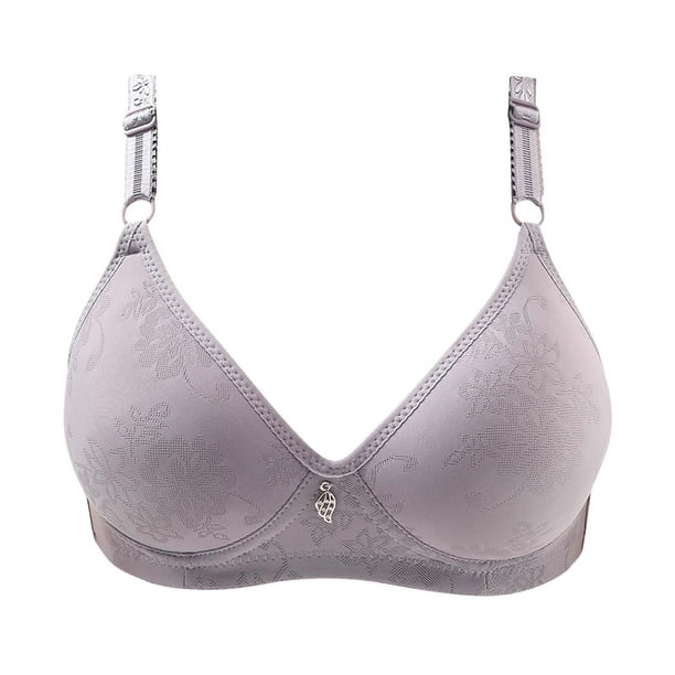 Big holiday gift!zanvin Womens bras onclearance,Woman's Embroidered Glossy  Comfortable Breathable Bra Underwear No Rims 