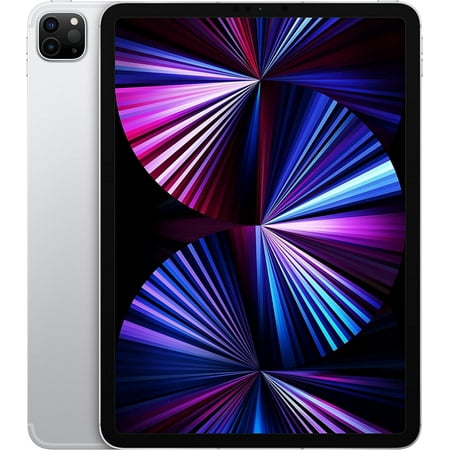 Restored Apple 11-in iPad Pro Wi-Fi + Cellular 256GB - Silver (4th Gen) (Refurbished)
