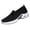Black, variant on Willtoo Orthopedic Dress Shoes for Women Arch Support Non Slip Slip on Running Shoes Wide Width Knitted Mesh Stretch House Shoes Comfort 2026 Foam Shoes