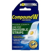 Compound W One Step Invisible Strips 14 Each (Pack of 4)